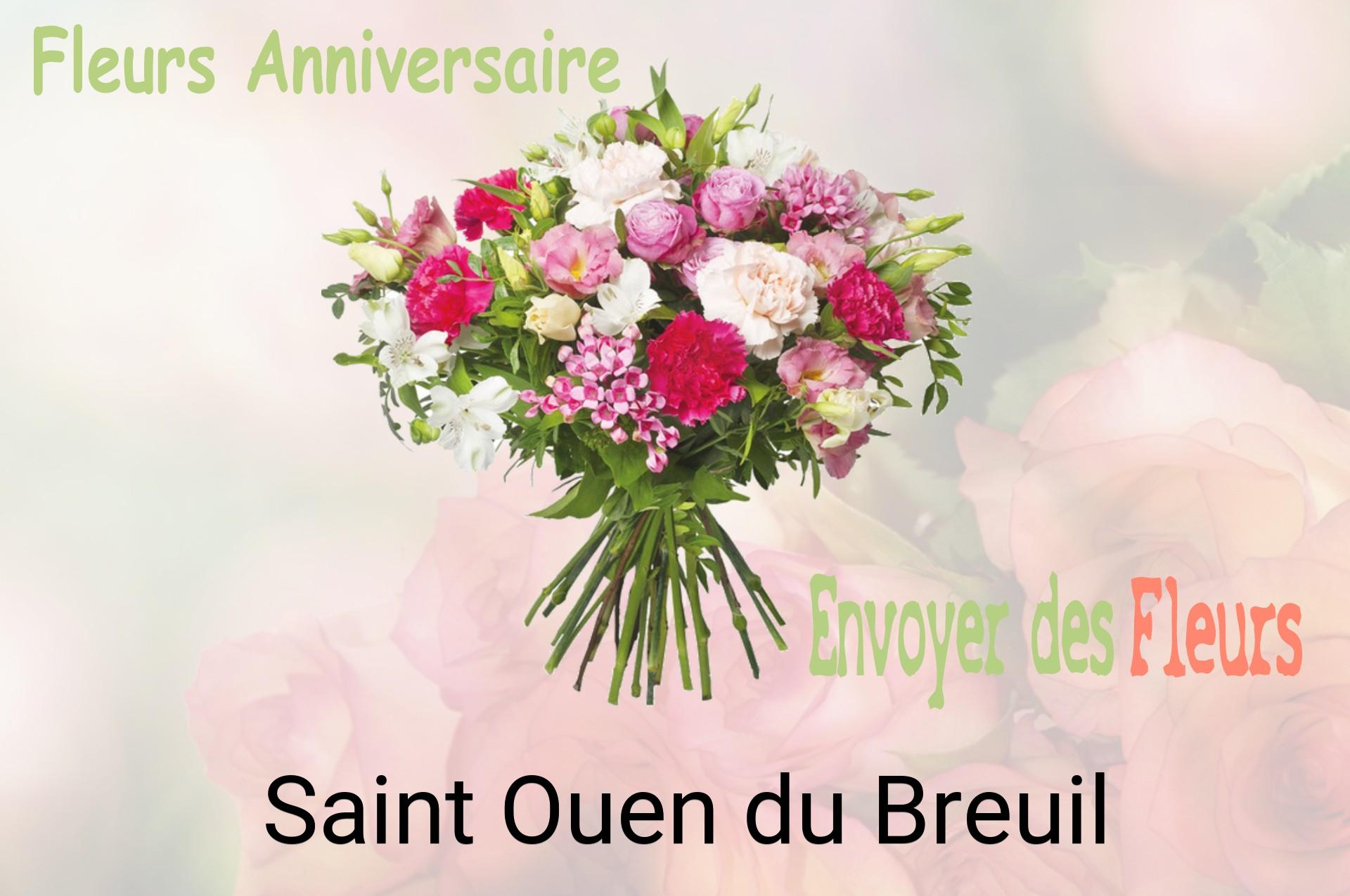 Bouquet de fleurs d’anniversaire livré à Saint-Ouen-du-Breuil